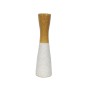 Vaso Romimex Giallo Bianco Ceramica 12 x 43 x 12 cm