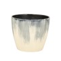 Vaso Romimex Azzurro Bianco Ceramica 27 x 23 x 27 cm