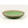 Centrotavola Romimex Verde Naturale Ceramica Rattan 30 x 6 x 30 cm