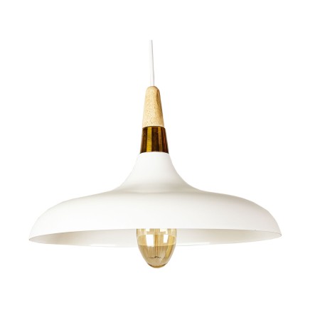 Lampadario Romimex Bianco Naturale E27 220-240 V