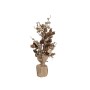 Fiori Decorativi Romimex Beige Bronce Pigna Palle di Natale 8 x 43 x 8 cm