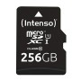 Scheda Di Memoria Micro SD con Adattatore INTENSO 3423492 256 GB Nero