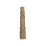 Statua Decorativa Romimex Beige Tribale 10 x 66 x 10 cm