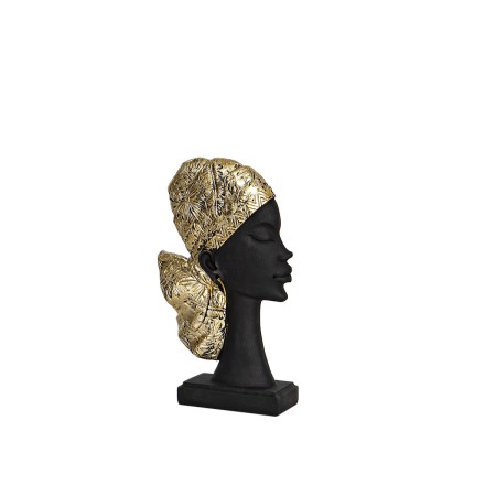 Busto Romimex Marrone Resina Africana 13 x 23 x 5 cm