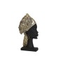 Busto Romimex Marrone Resina Africana 16 x 28 x 6 cm