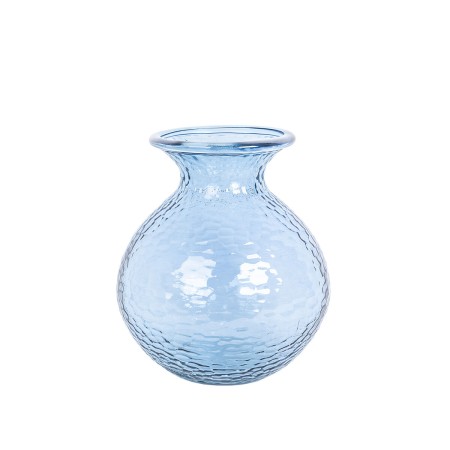 Vaso Romimex Azzurro vetro riciclato Sferico 29 x 33 x 29 cm