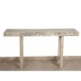 Console Romimex Bianco Naturale Legno di mango Legno MDF 140 x 74 x 35 cm