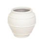 Vaso Romimex Bianco Terracotta 40 x 40 x 40 cm