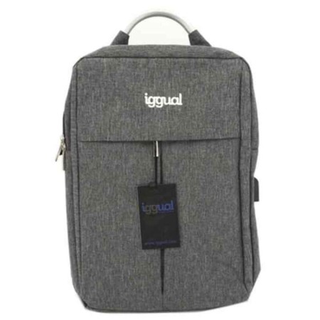 Zaino per Portatile iggual All Tech In Grigio 15,6" Impermeabile