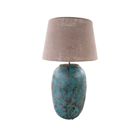 Lampada da tavolo Romimex Azzurro Ceramica 30 x 70 x 30 cm