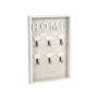 Portachiavi Romimex Bianco Naturale Legno MDF 20 x 30 x 3 cm