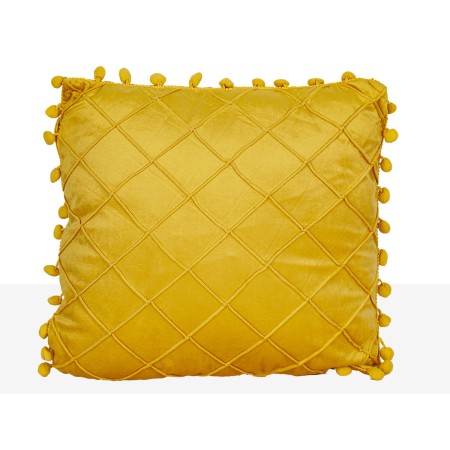 Cuscino Romimex Giallo 40 x 5 x 40 cm