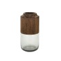 Vaso Alexandra House Living Naturale Legno Vetro 15 x 30 x 15 cm