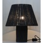 Lampada da tavolo Romimex Nero Corda 22 x 36 x 22 cm