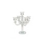 Candelabro Romimex Trasparente Vetro 17 x 26 x 17 cm