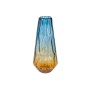 Vaso Romimex Azzurro Ambra Vetro 20 x 45 x 20 cm