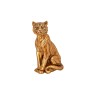 Statua Decorativa Romimex Dorato Resina Tigre 15 x 21 x 9 cm