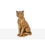 Statua Decorativa Romimex Dorato Resina Tigre 15 x 21 x 9 cm