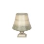 Vaso Romimex Beige Grigio Vetro Marmo 22 x 27 x 22 cm