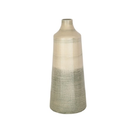 Vaso Romimex Beige Grigio Vetro 17 x 42 x 17 cm