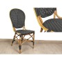 Sedia Romimex Nero Naturale Bambù Rattan 52 x 103 x 57 cm