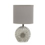 Lampada da tavolo Romimex Azzurro Grigio Ceramica 15 x 33 x 8 cm