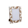 Cornice Portafoto Romimex Marrone Beige Legno Resina 15 x 20 x 2 cm