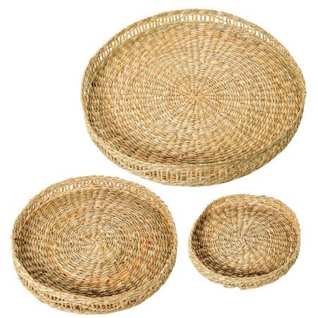 Portasale con Coperchio Alexandra House Living Rattan Fibra naturale