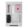 Case computer desktop ATX Nox NXHUMMERASTRAWH Bianco Ventilatore x 4