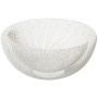 Portafrutta Alexandra House Living Bianco Metallo 25 x 12 cm