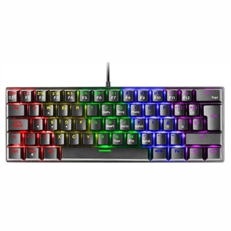 Tastiera Mars Gaming MK60 Nero Qwerty in Spagnolo