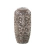 Vaso Alexandra House Living Argentato Ceramica 14 x 28 cm