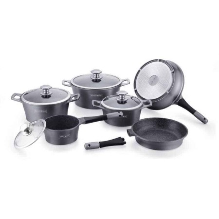 Batteria da Cucina Royalty Line ES2014M Grigio Argentato 14 Parti