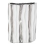 Vaso Alexandra House Living Bianco Argentato Ceramica 19 x 8 x 25 cm