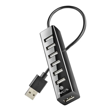 Hub USB NGS IHUB7 TINY Nero