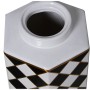 Vaso Alexandra House Living Bianco Nero Ceramica 16 x 14 x 30 cm