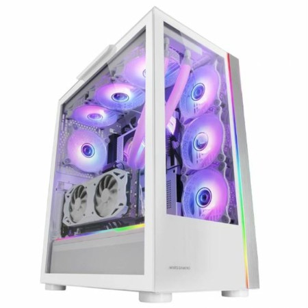 Case computer desktop ATX Mars Gaming MCULTRA XXL Premium RGB Bianco