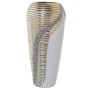 Vaso Alexandra House Living Bianco Champagne Ceramica Luminoso 18 x 18 x 37 cm