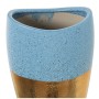 Vaso Alexandra House Living Azzurro Dorato Ceramica 13 x 18 x 36 cm