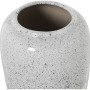 Vaso Alexandra House Living Bianco Argentato Ceramica 15 x 30 cm