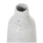 Vaso Alexandra House Living Bianco Argentato Ceramica 11 x 32 cm