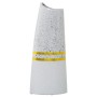 Vaso Alexandra House Living Bianco Dorato Argentato Ceramica 9 x 15 x 36 cm