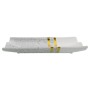 Centrotavola Alexandra House Living Bianco Argentato 45 x 16 x 6 cm 33 x 24 x 4 cm