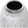 Vaso Alexandra House Living Bianco Argentato Ceramica 16 x 16 x 26 cm