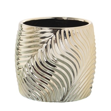 Vaso Alexandra House Living Dorato Ceramica 18 x 19 x 18 cm