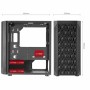 Case computer desktop ATX Mars Gaming MCMESH Nero