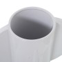 Vaso Alexandra House Living Bianco Ceramica Luminoso Faccia 13 x 24 x 20 cm