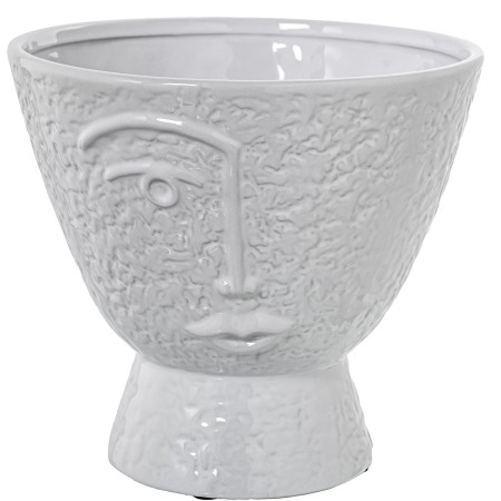 Vaso Alexandra House Living Bianco Ceramica 22 x 20 cm