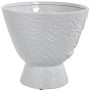 Vaso Alexandra House Living Bianco Ceramica 22 x 20 cm