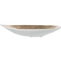 Centrotavola Alexandra House Living Bianco Dorato Ceramica 10 x 45 x 26 cm